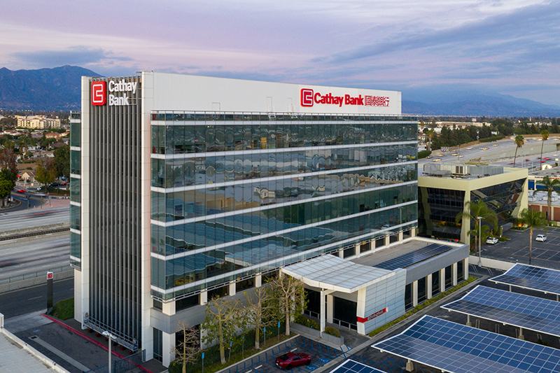 Cathay Bank's corporate office in Los Angeles