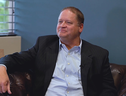 Williams Homes’ CEO Lance K. Williams accepting an interview in his office. 