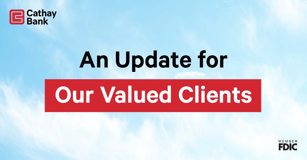 An Update for Our Valued Clients | Blog