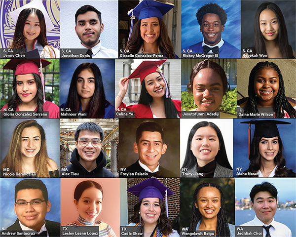 2020 Cathay Bank Foundation Scholarship Recipients