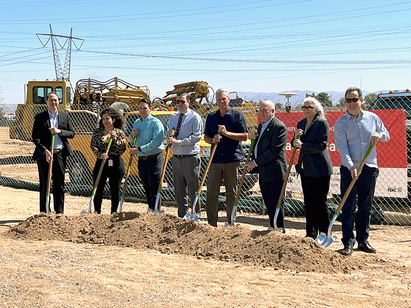 Alex Hwang, FVP, Co-Team Manager for Corporate Commercial Real Estate & Construction Loans, was delighted to grab a shovel and participate in the April 21 groundbreaking ceremony for Eagle Villas, a 96-unit affordable seniors’ community in Hesperia. Cathay Bank and the Federal Home Loan Bank provided letters of credit to back the $12 million in taxable bonds issued to help finance the construction, which is also being supported by a residual receipts loan from San Bernardino County.  “We at Cathay Bank are excited to support San Bernardino County and Eagle Real Estate Group’s vision to provide affordable housing for our seniors,” Kirk Malmrose, EVP and Director of Commercial Real Estate and Construction Lending, said. “We hope to continue collaboration in future developments that will benefit the community.”  Eagle Villas will provide resort-style housing for low- and moderate-income seniors. The gated community will feature amenities imparting a strong sense of community, including a lap pool, jacuzzi, barbeques, outdoor seating, raised bed planters for gardening, and a dog park. All homes will have full-size washers and dryers, refrigerators, microwaves, private patios/balconies, and ceiling fans.  