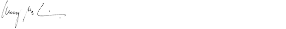Chang M Liu's e-signature