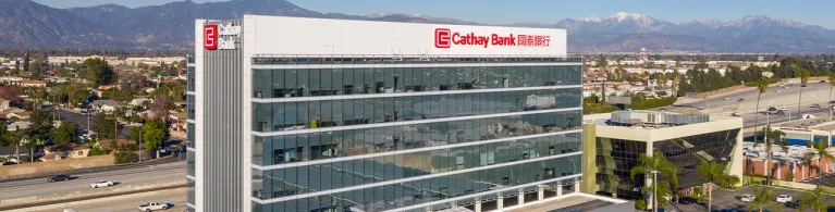 Cathay Bank's headquarters in Los Angeles