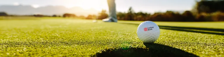 Cathay Bank presents a $200,000 check to representatives from local nonprofits who will benefit from the funds raised during the 49th Annual Charity Golf Tournament.