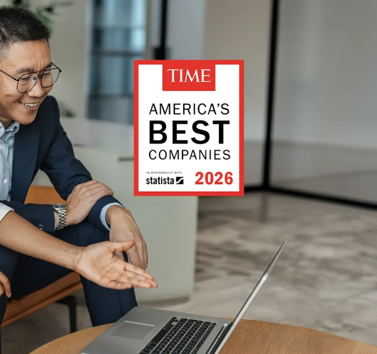 Cathay Bank recognized on TIME’s America’s Best Companies 2026 list with “Empowering Every Journey” message.