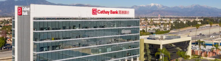 Cathay Bank's corporate office in Los Angeles