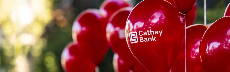 Cathay Bank red balloon